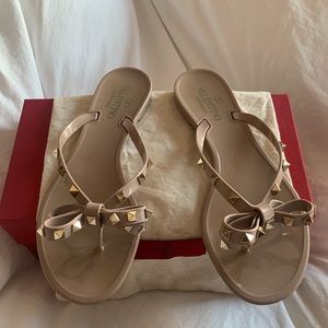 Valentino Rockstud Jelly Thong-size 41